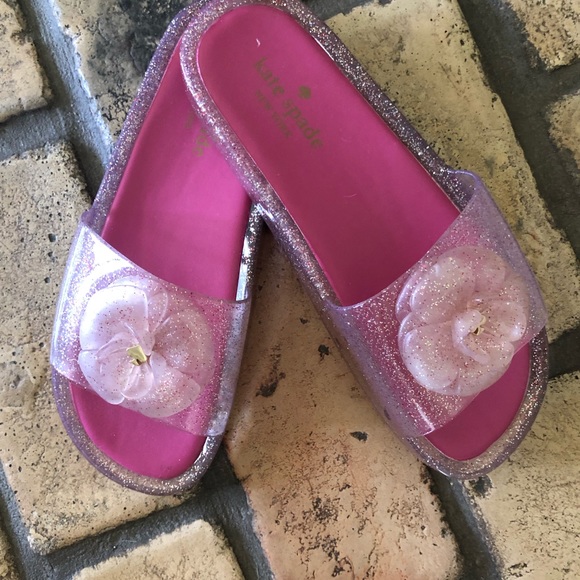 KATE SPADE JELLY POOL SLIDES - Picture 1 of 4